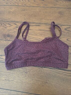 Everyday Yoga, L , Leopard-Print Stretch sports bra, New